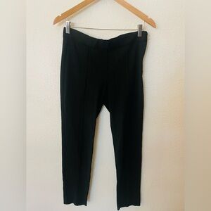 Everlane Charcoal Gray Trousers Stretch Ponte Side-Zip Pant Size 8